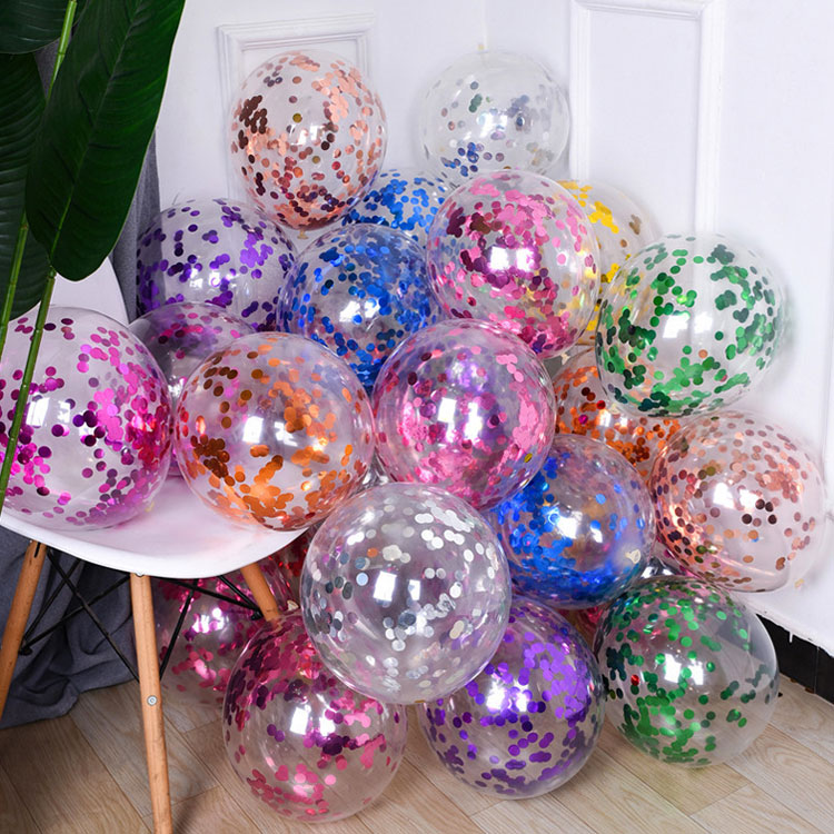 12 Inch Sequins Latex Balloons