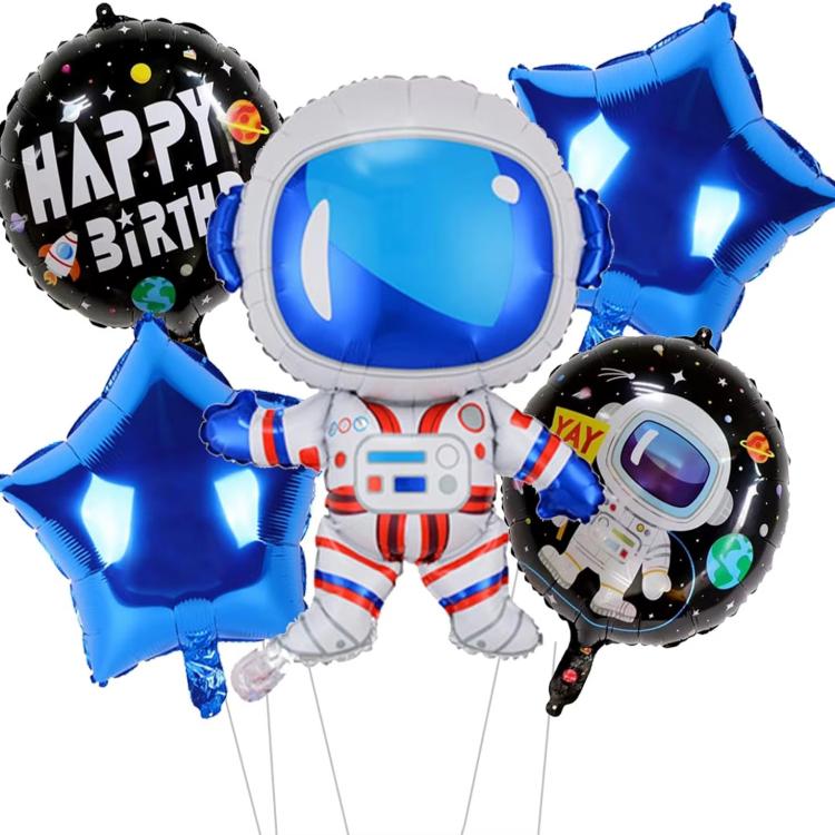18 Inch 7 Pcs Space Foil Balloons Kits