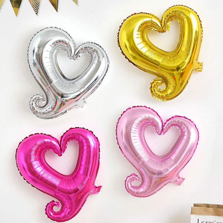 18 Inch Hook Heart Shaped Balloon