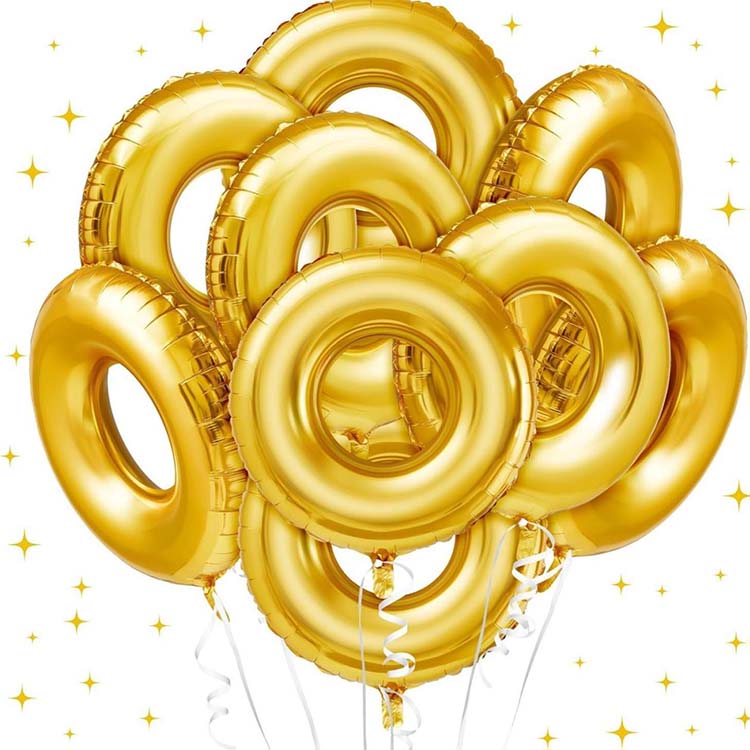 28 Inch Gold Ring Foil Balloon