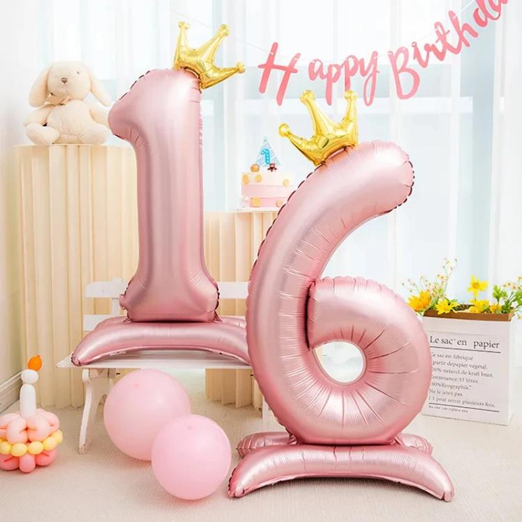 42 Inch Crown Number Balloon