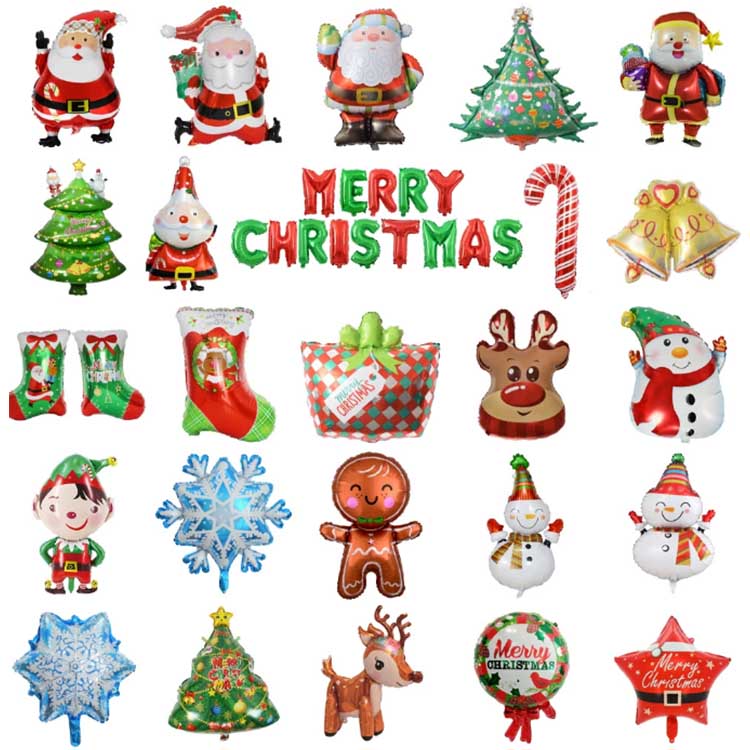 Christmas Aluminum Foil Balloons
