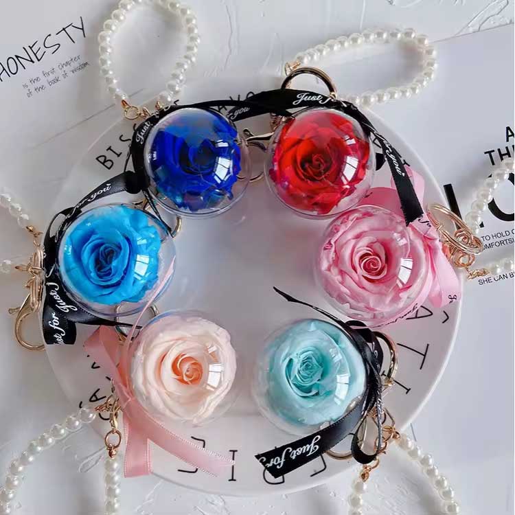 Eternal Flower Keychain