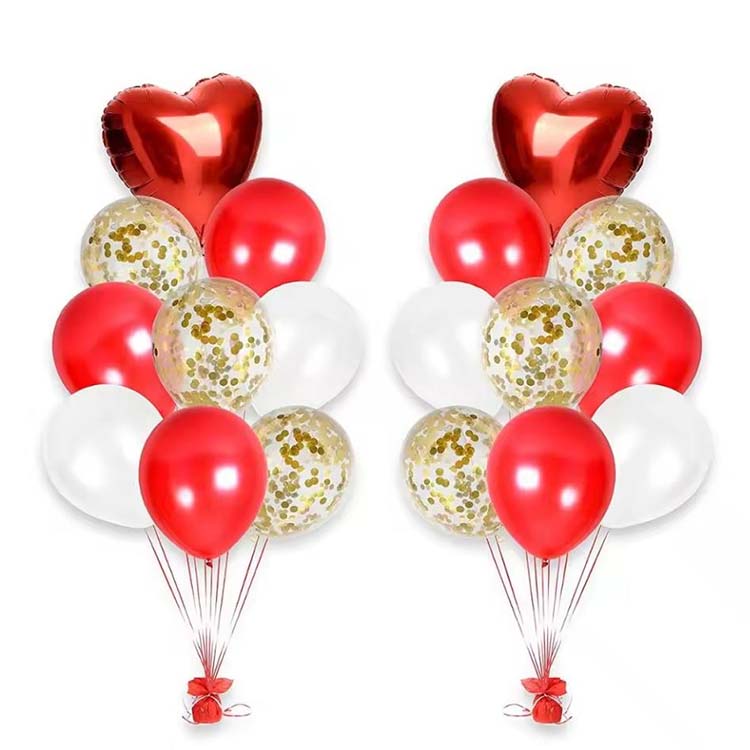 Foil Sequined Balloons Set
