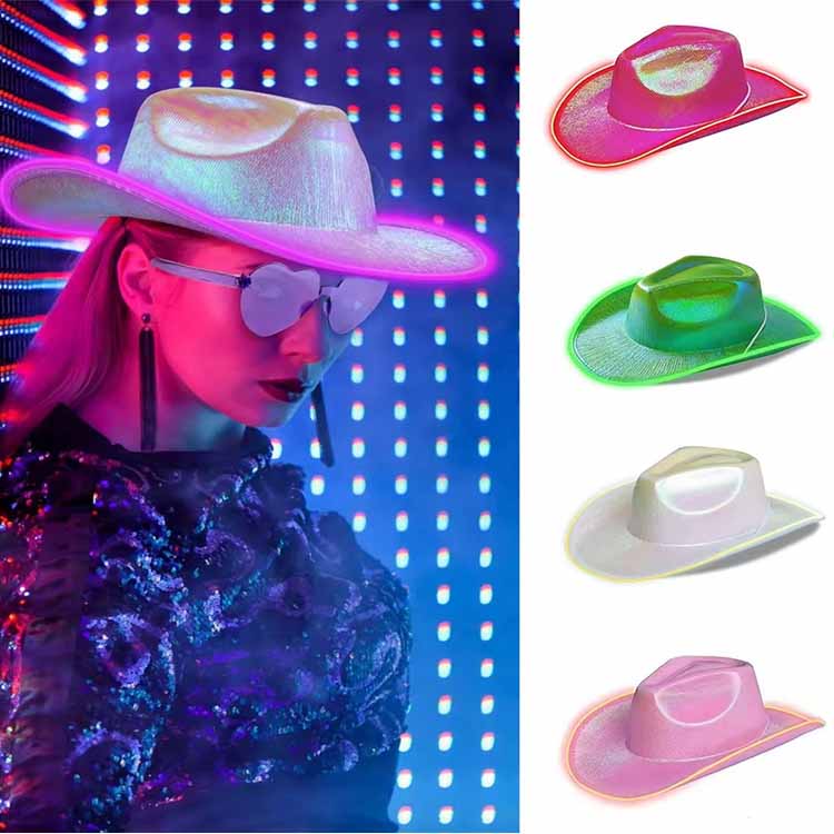 Halloween Party LED Fluorescent Colorful Hat