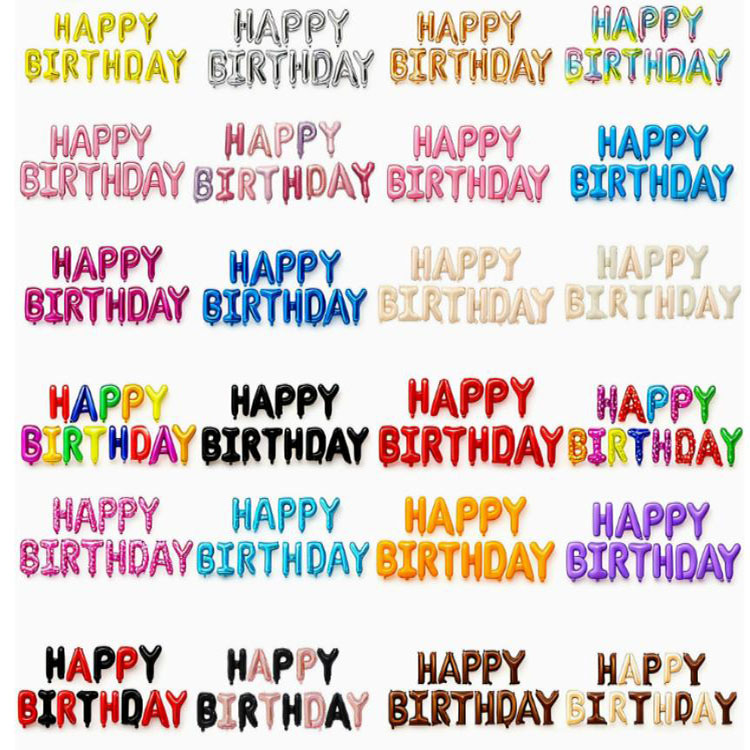 Happy Birthday Balloons