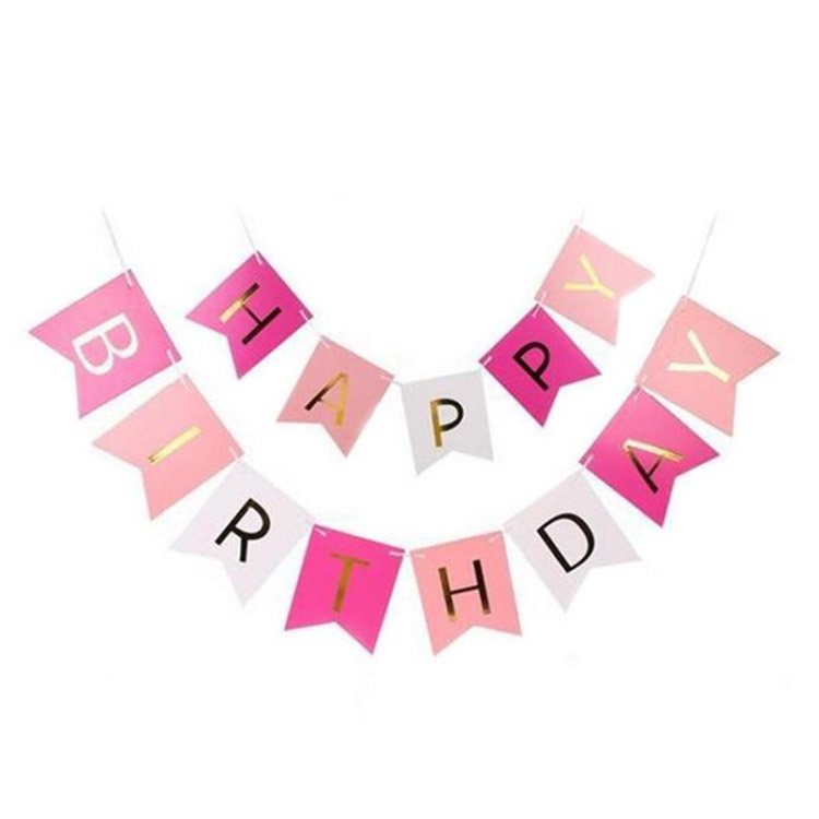 Happy Birthday Pull Flag