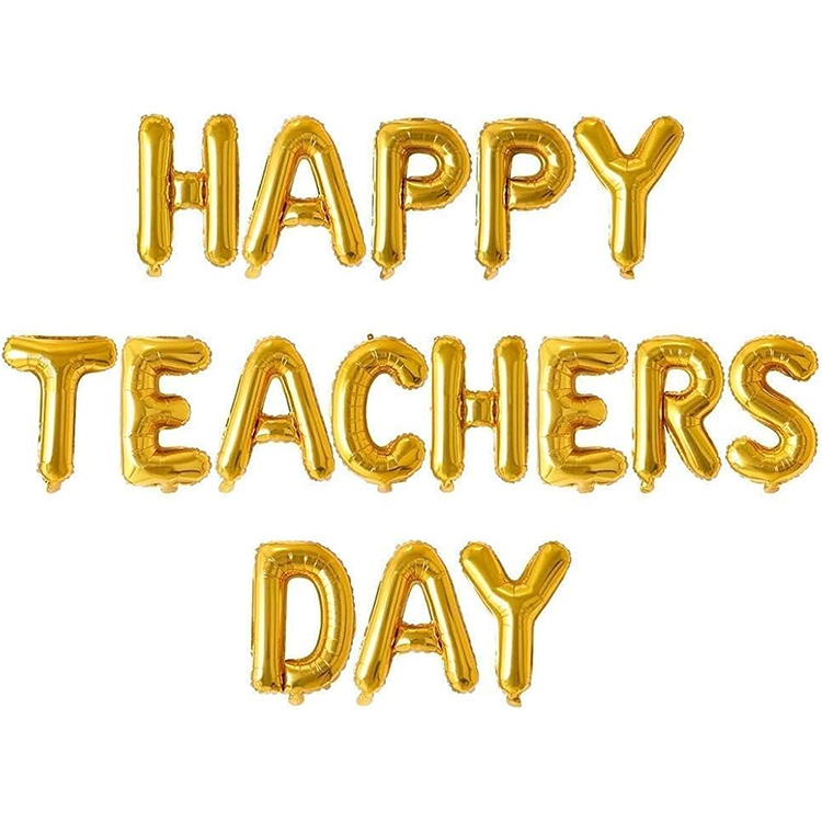 Happy Teachers Day Foil Balloon