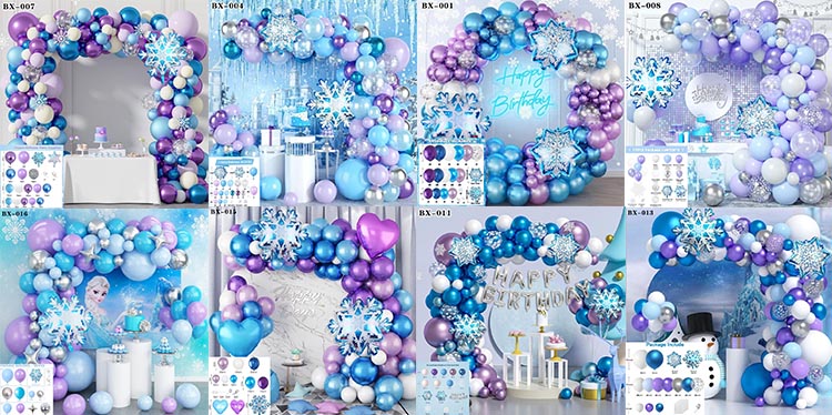 Snowflake foil balloon