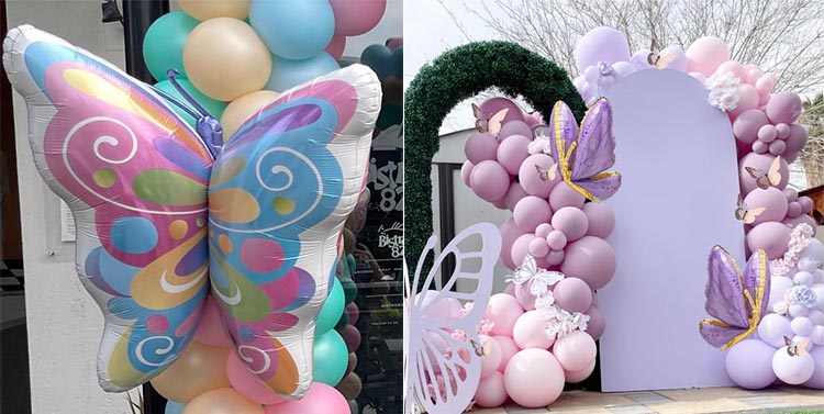 foil butterfly balloon
