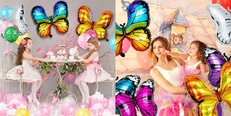 foil butterfly balloon