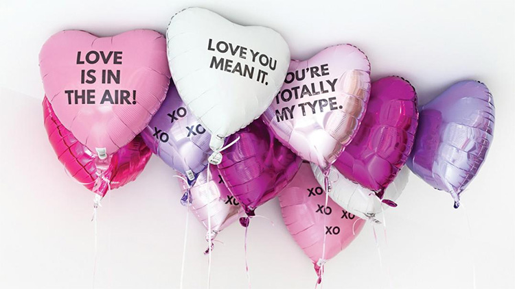 printed foil balloons