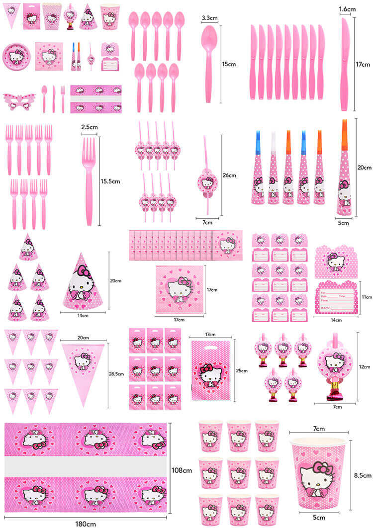 paper party supplies kit