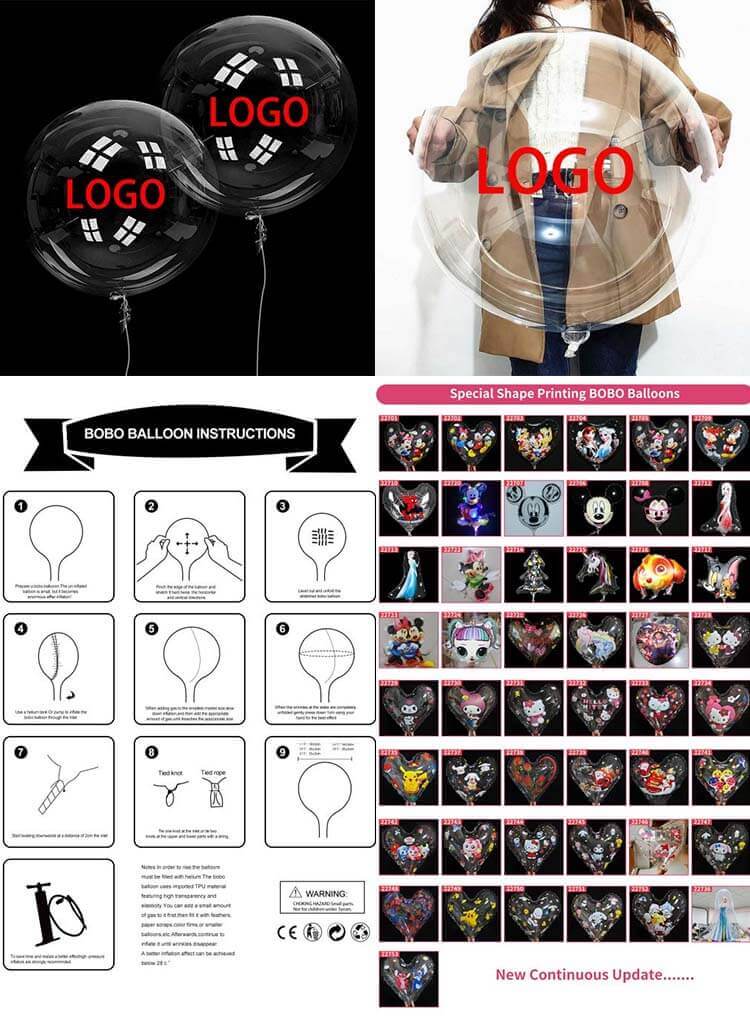 Themed Printed BOBO Balloons Themed Printed BOBO Balloons