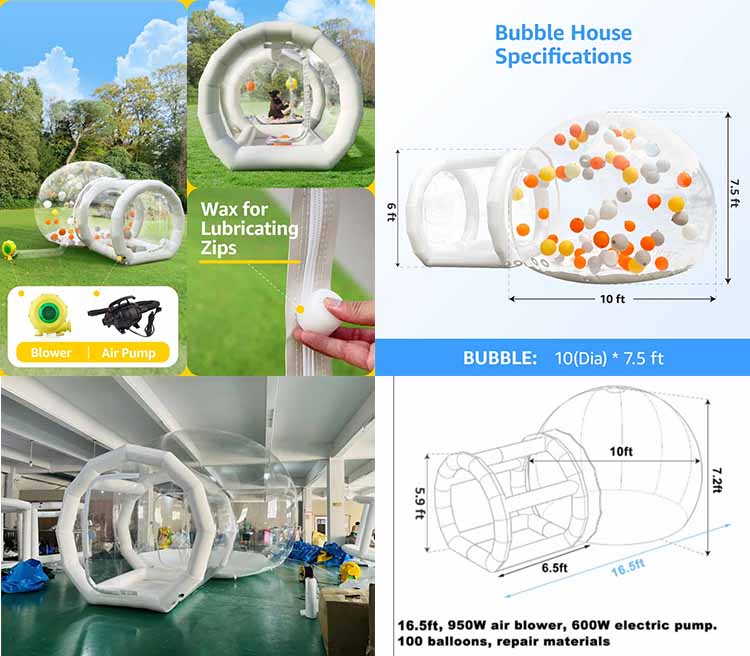 inflatable bubble house