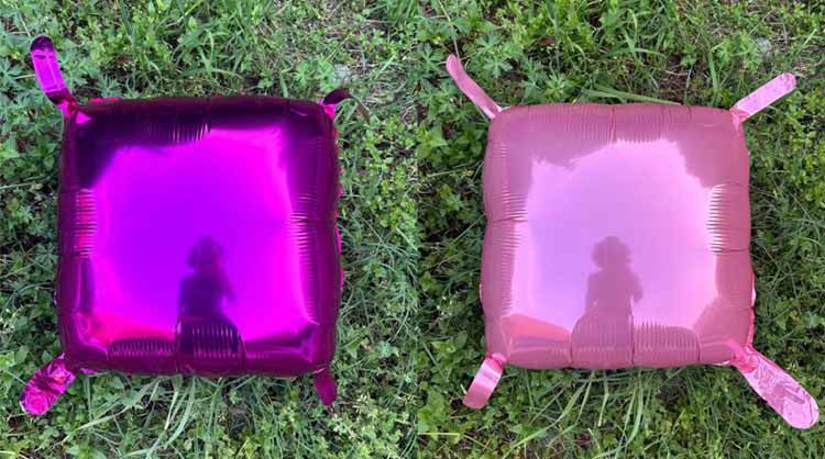 double sided aluminum foil balloon wall