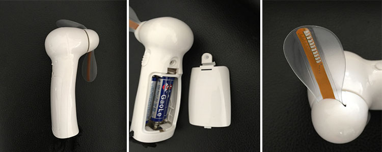 LED DIY light emitting electric fans