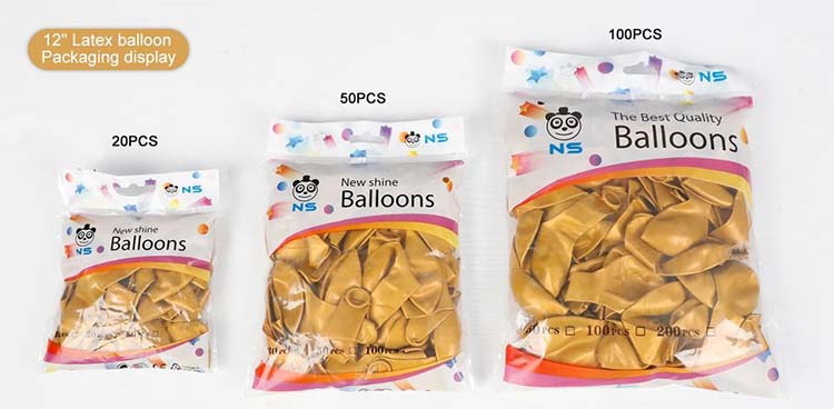 Printed Latex Balloons Packaging