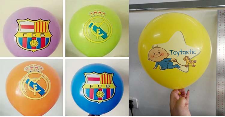 printed latex balloon