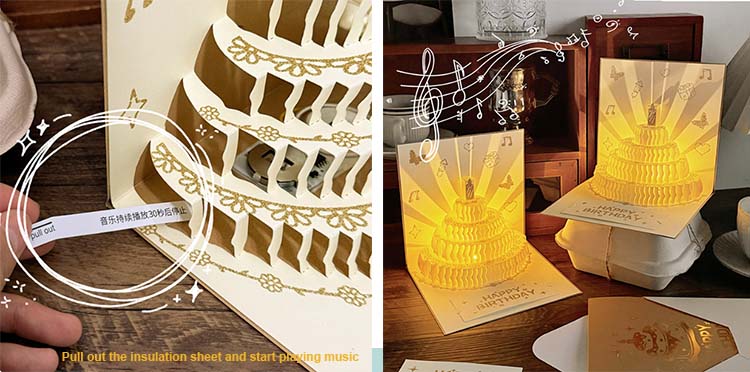 3D birthday cards