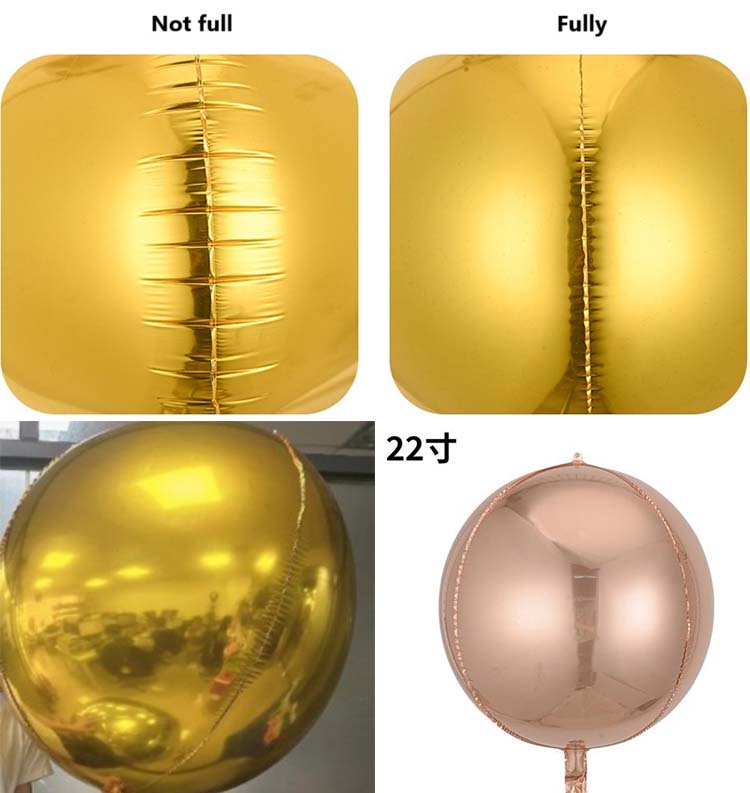 4D foil balloons