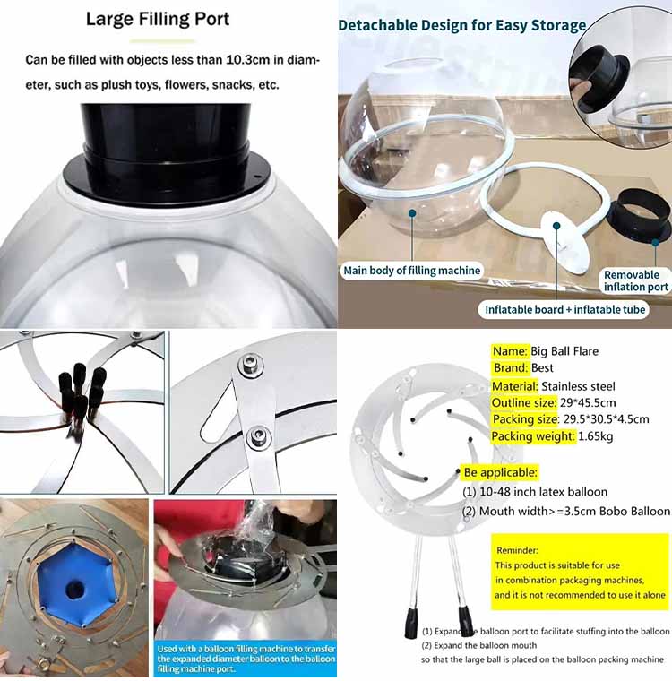 Balloon filling machine