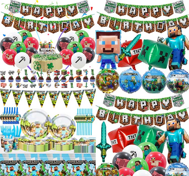 Minecraft Party Decorations Minecraft Party Decorations