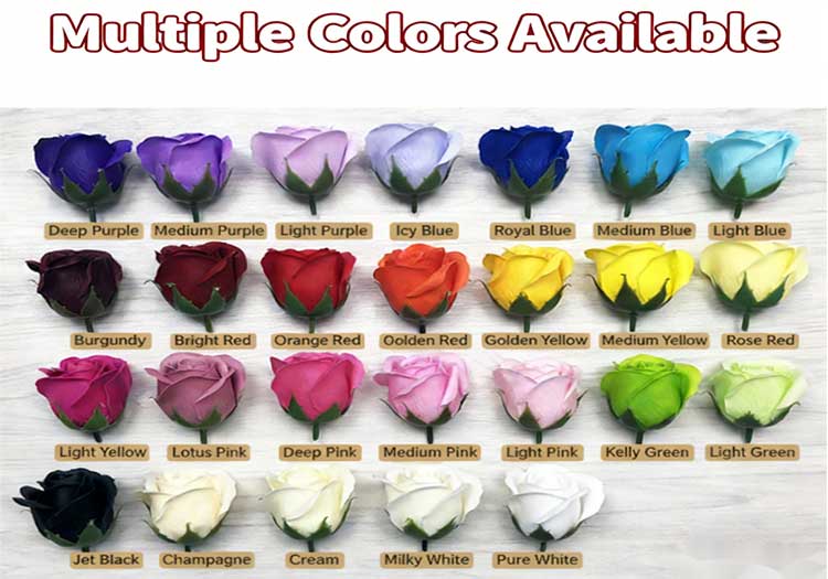 Soap Rose Heads Flower Box NEWSHINE Soap Rose Heads Flower Box NEWSHINE