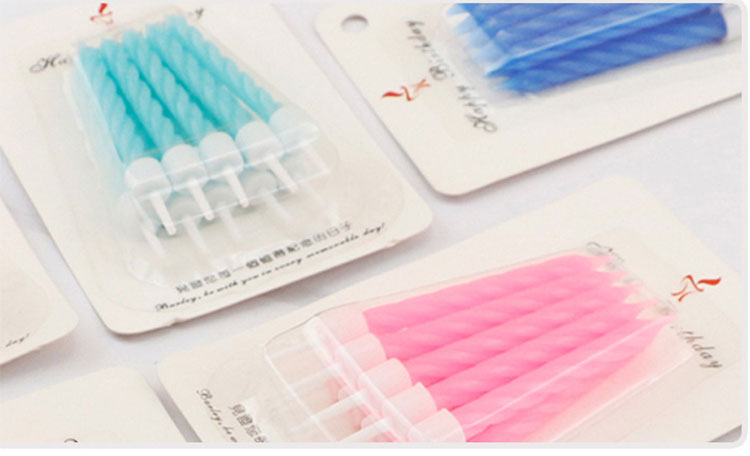 macaron colored spiral birthday candles price