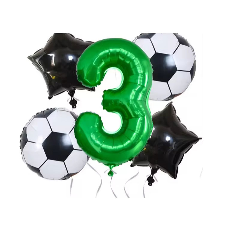 Green Digital Football Party Decor Set China