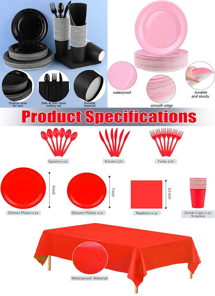 Solid color plates sets price
