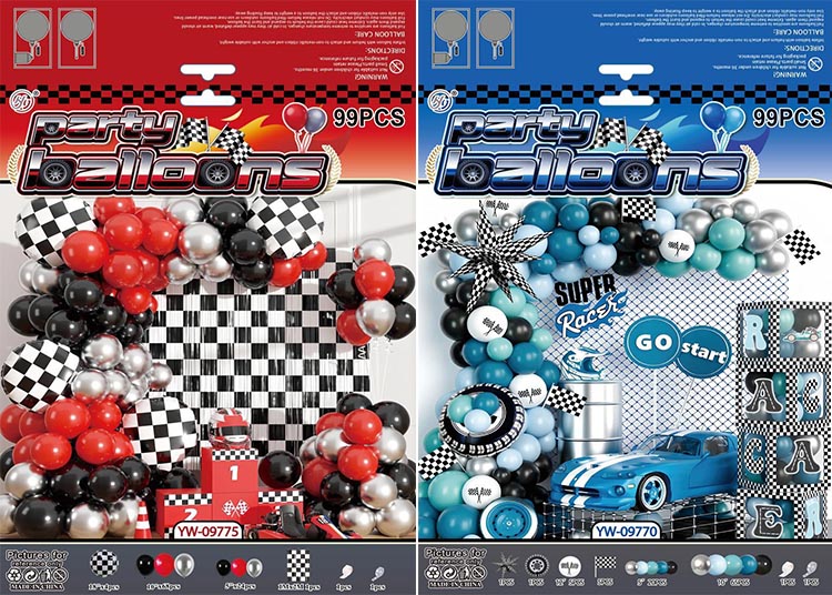 Race Car Balloon Arch Kit factory