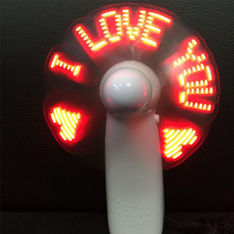 LED DIY Light Emitting Electric Fan
