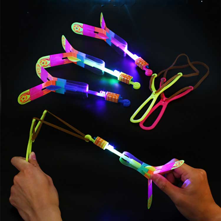 LED Illuminated Slingshot Arrow