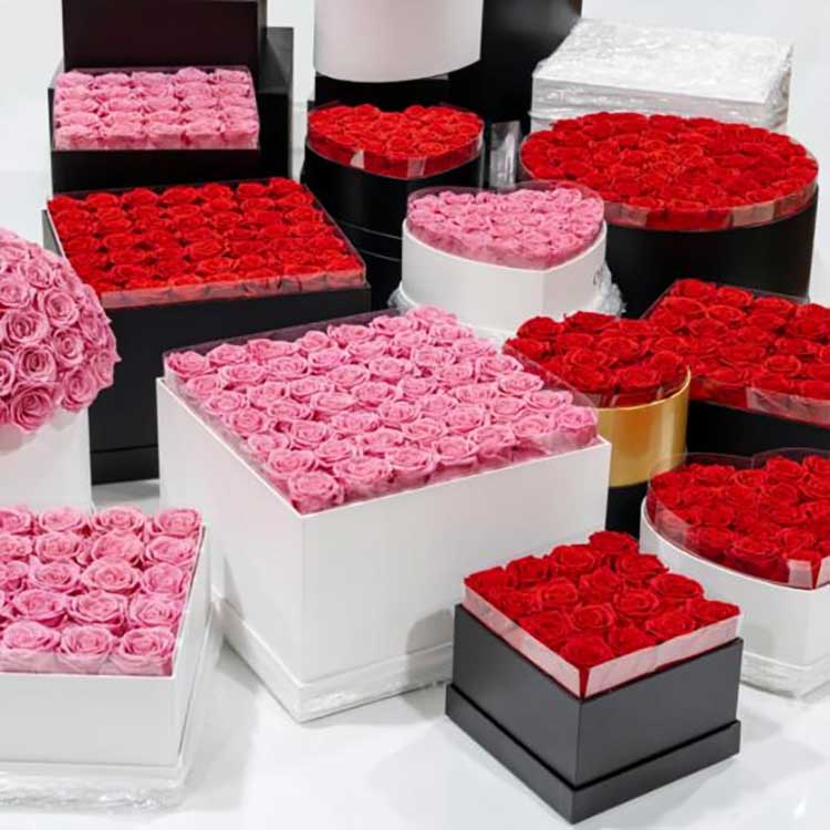 Preserved Flower Hug Bucket