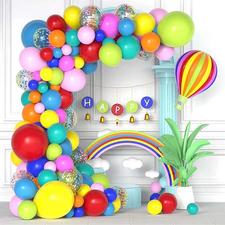 Rainbow Balloon Arch Set