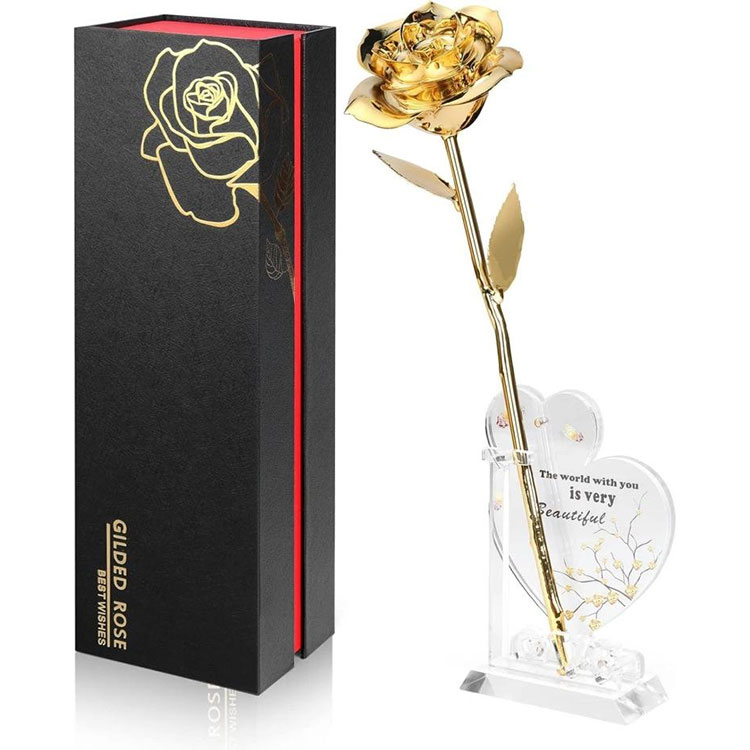 Real Rose Dipped in 24k Gold