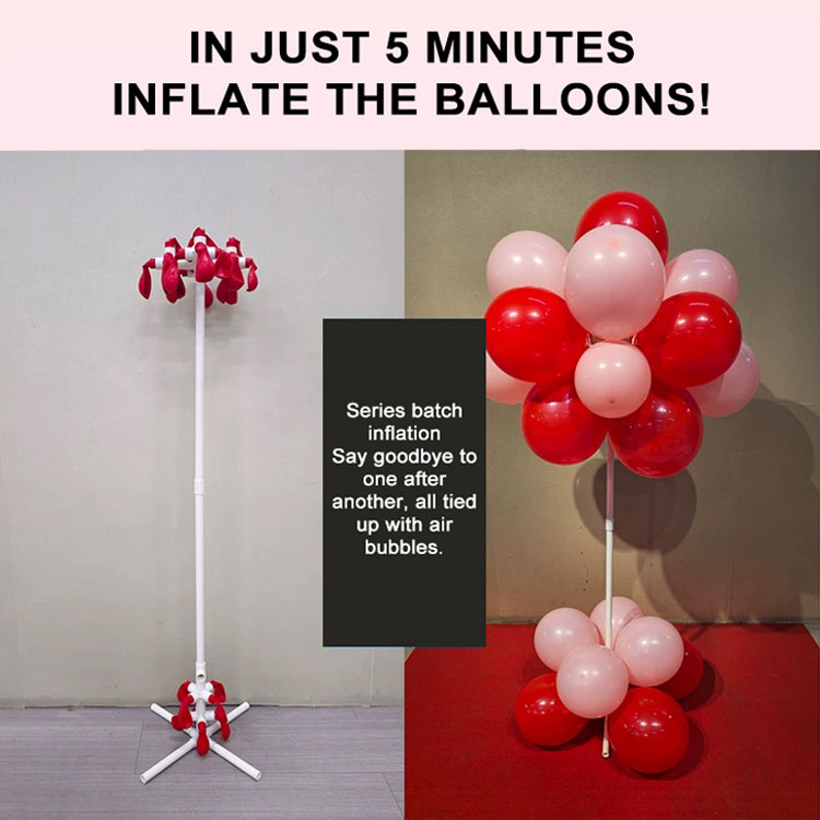 Self Inflating Balloon Arch Small Pillar